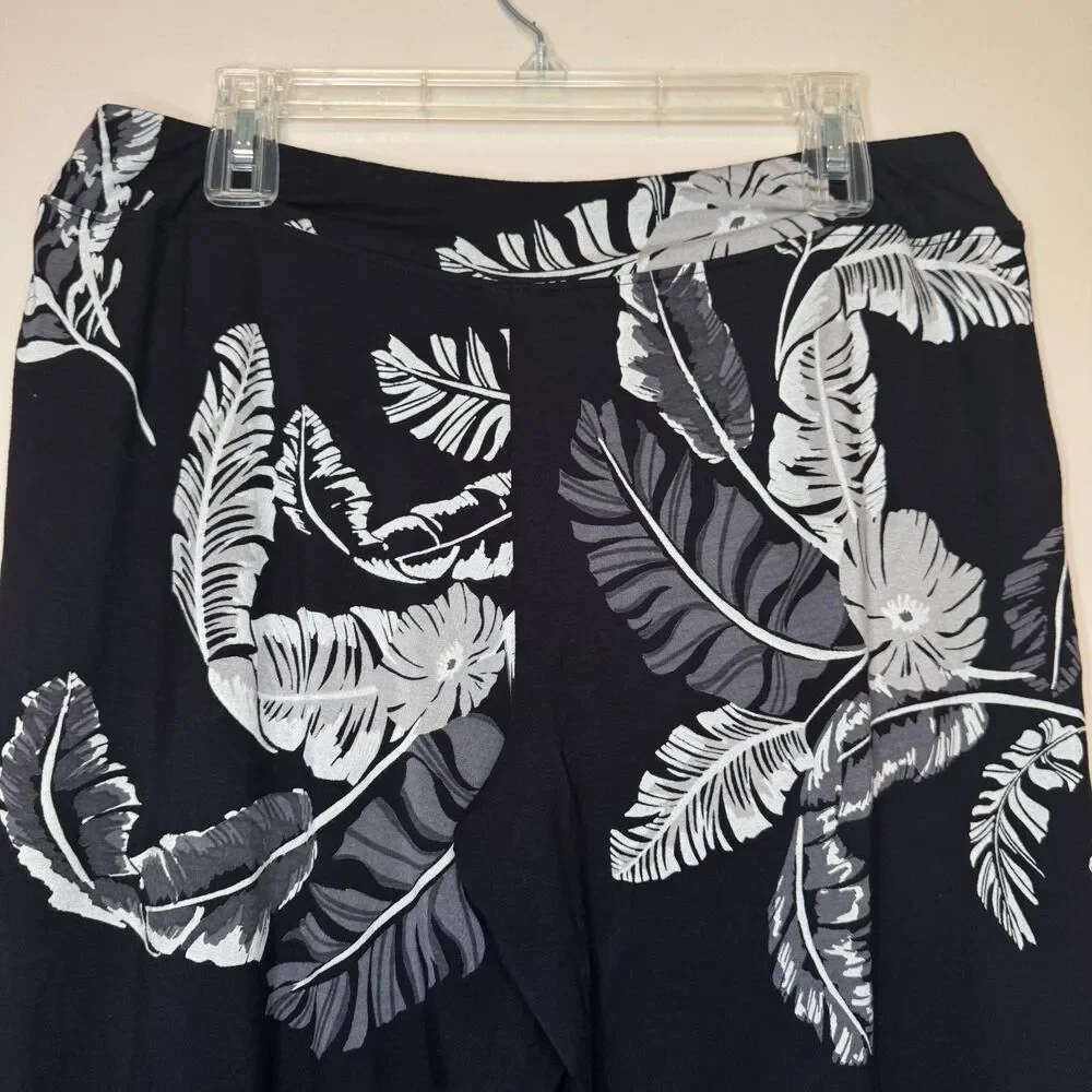 NEW SOMA women's size large L Cool Nights Cropped pajama pj lounge pants